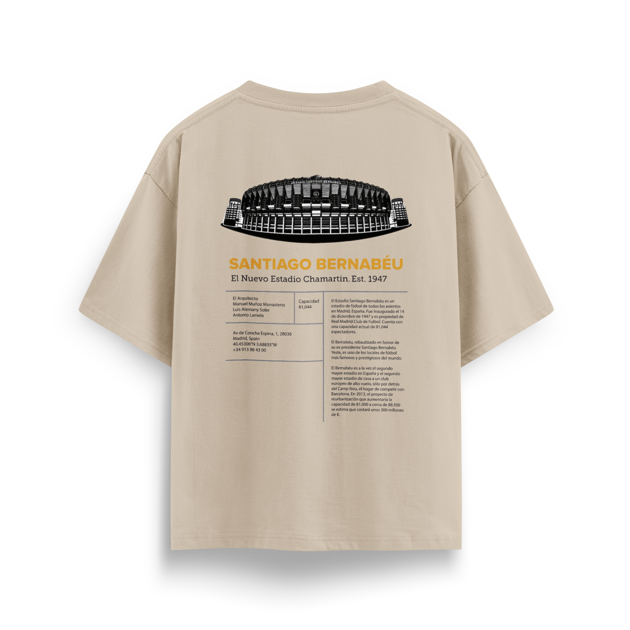 Santiago Bernabeu - Oversize T-Shirt