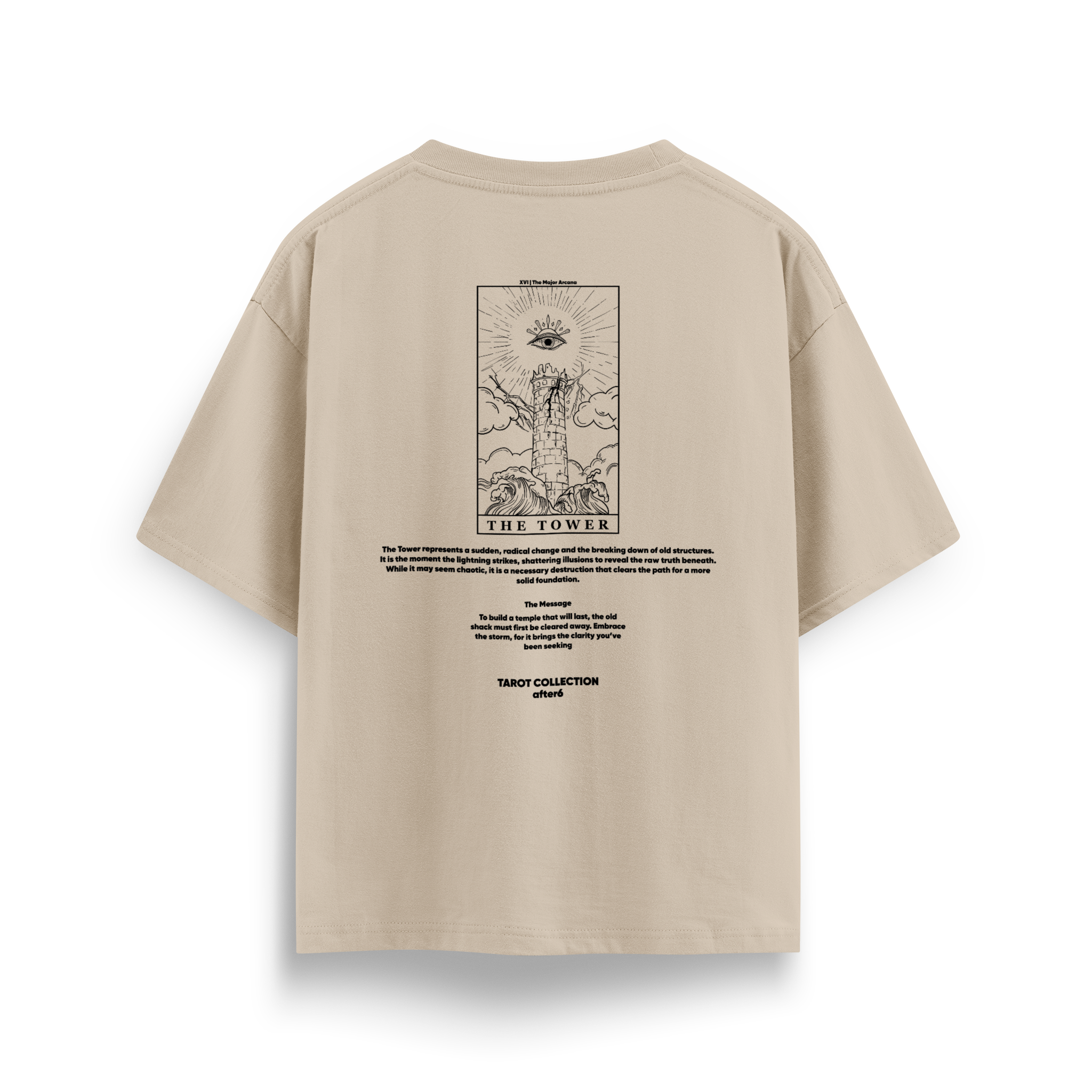 XVI The Tower - Oversize T-Shirt