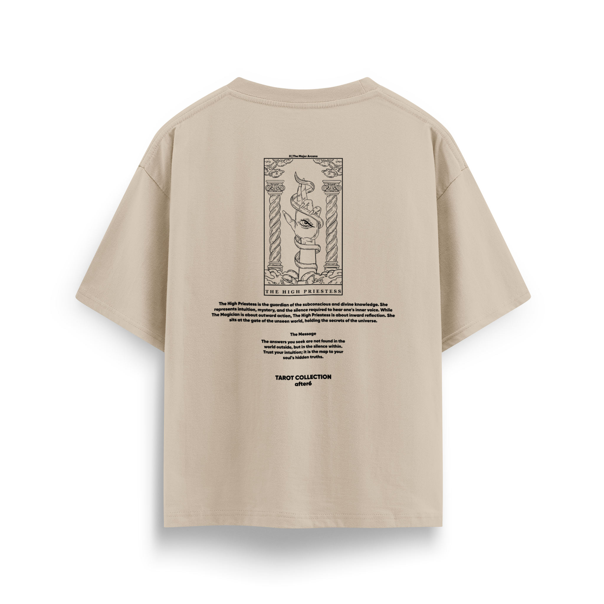 II The High Priestess - Oversize T-Shirt