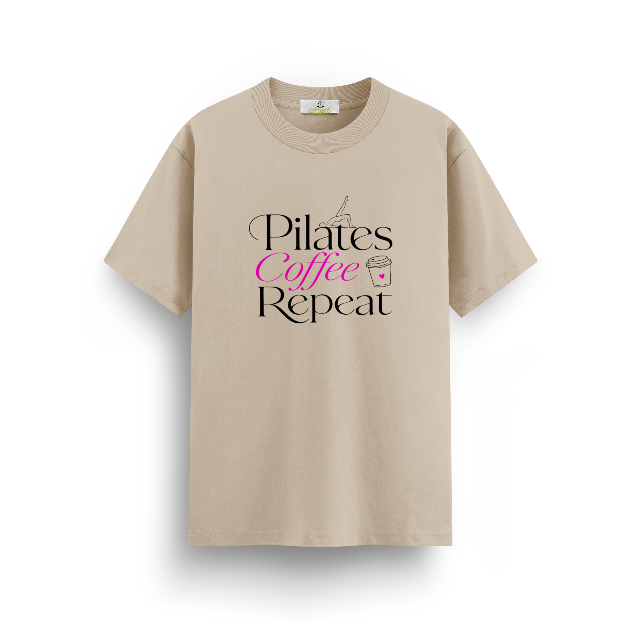 Pilates Coffee Repeat - Regular T-shirt