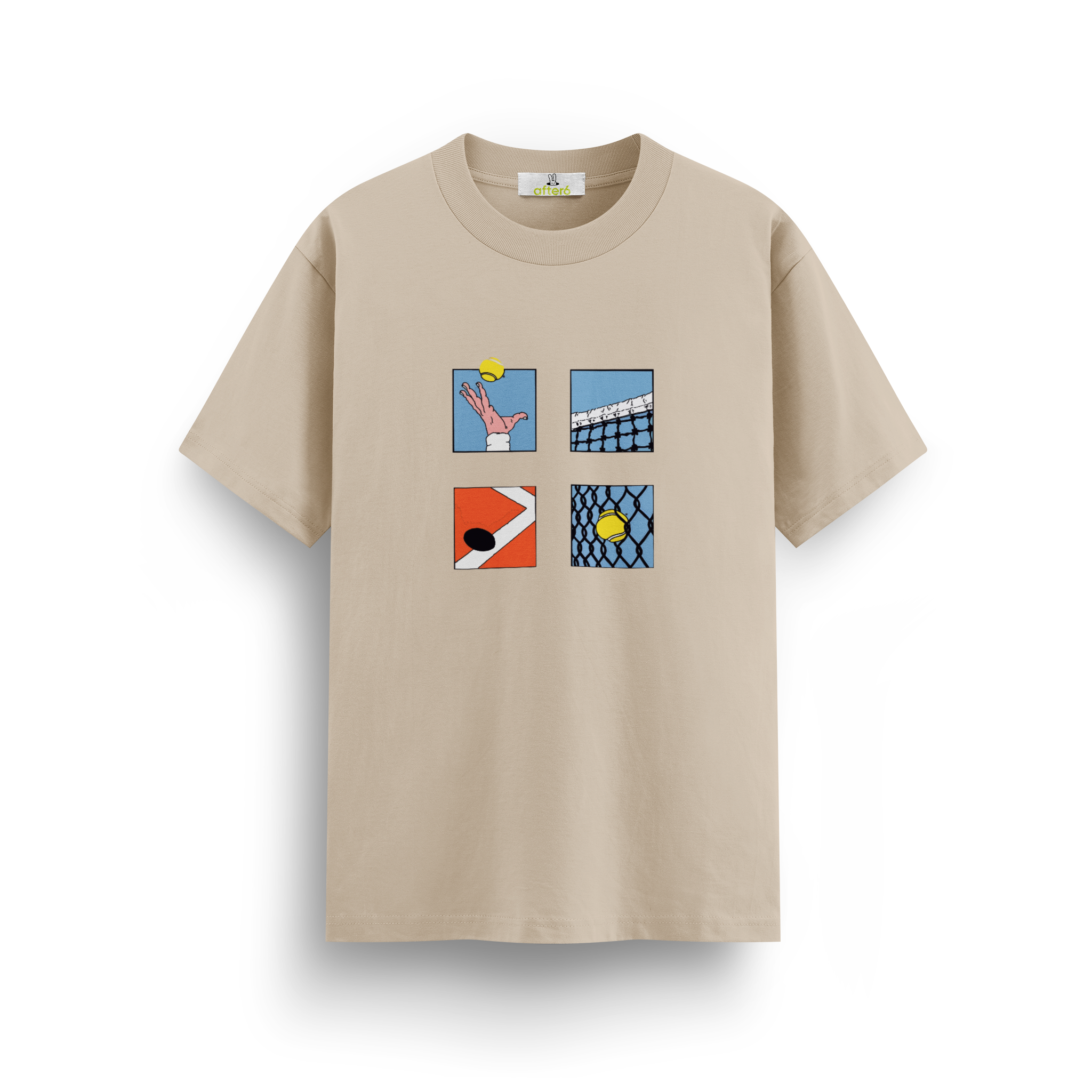 Lines & Tennis - Regular T-shirt