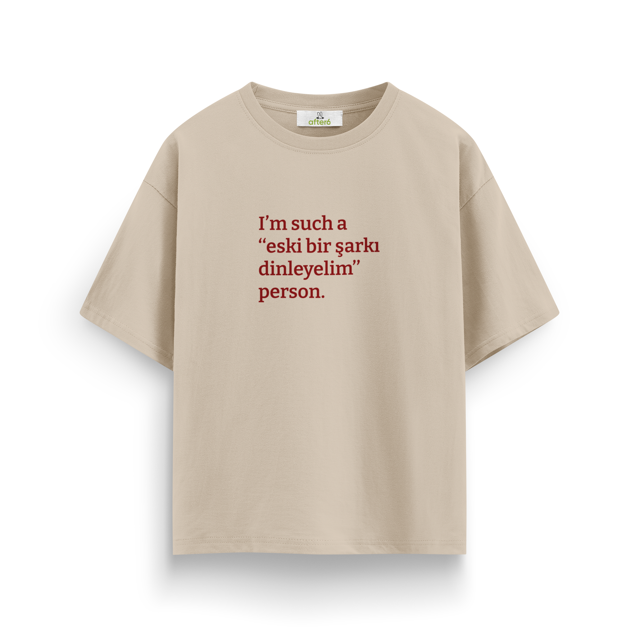 Eski bir şarkı dinleyelim - Oversize T-Shirt