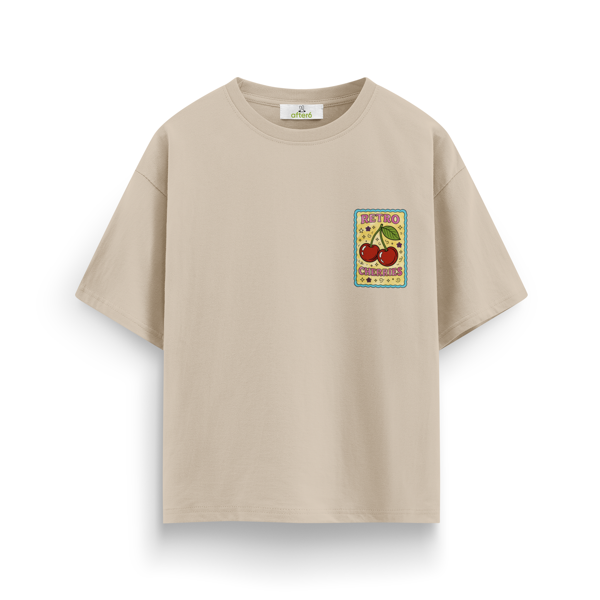 Cherries Card - Oversize T-Shirt