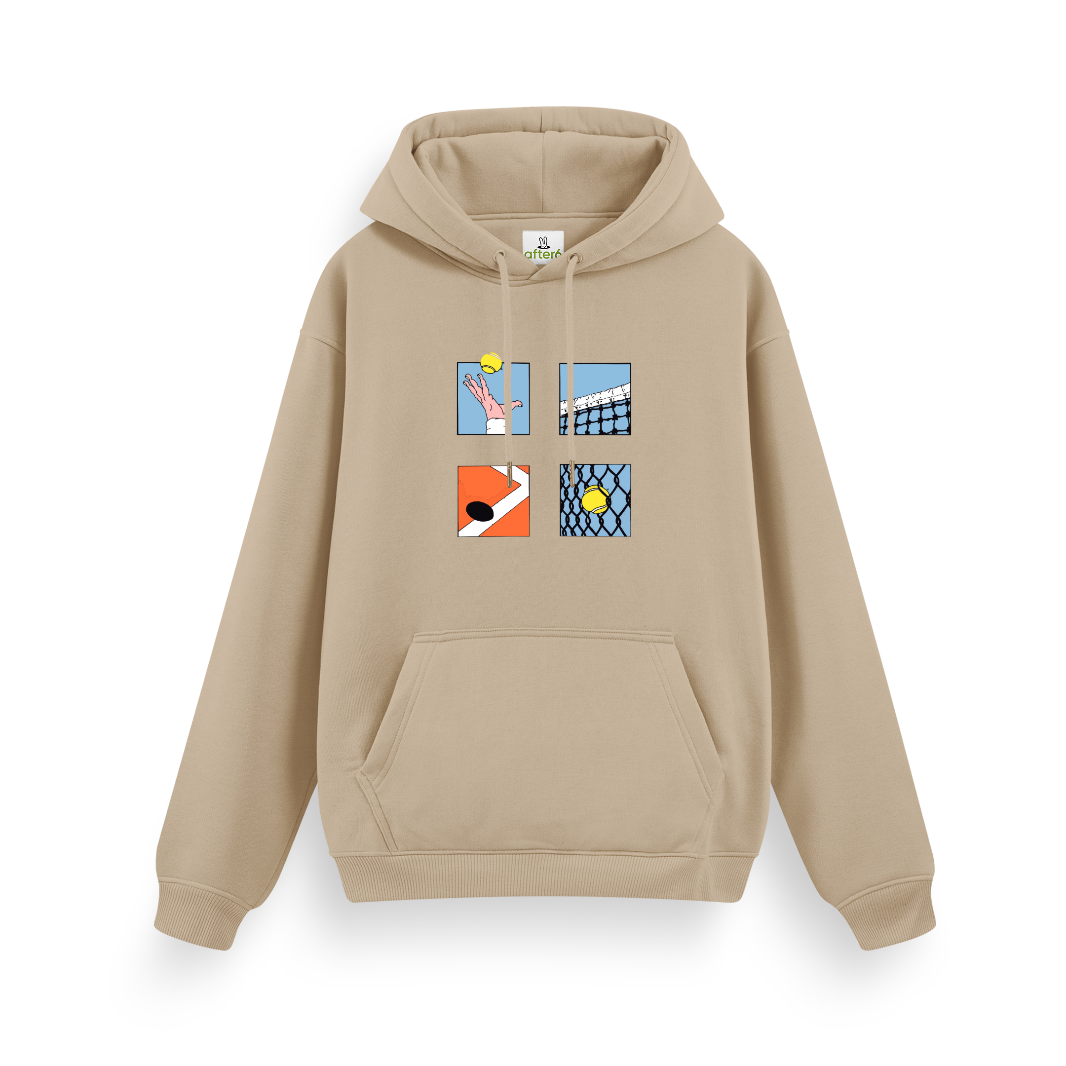 Lines & Tennis - Regular Hoodie