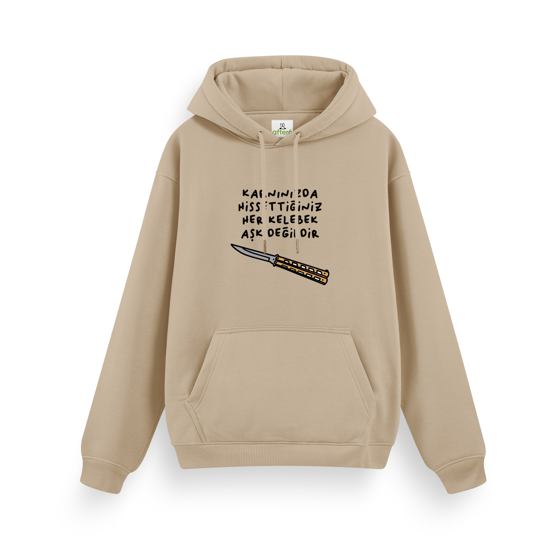 Her Kelebek Aşk Değildir - Regular Hoodie