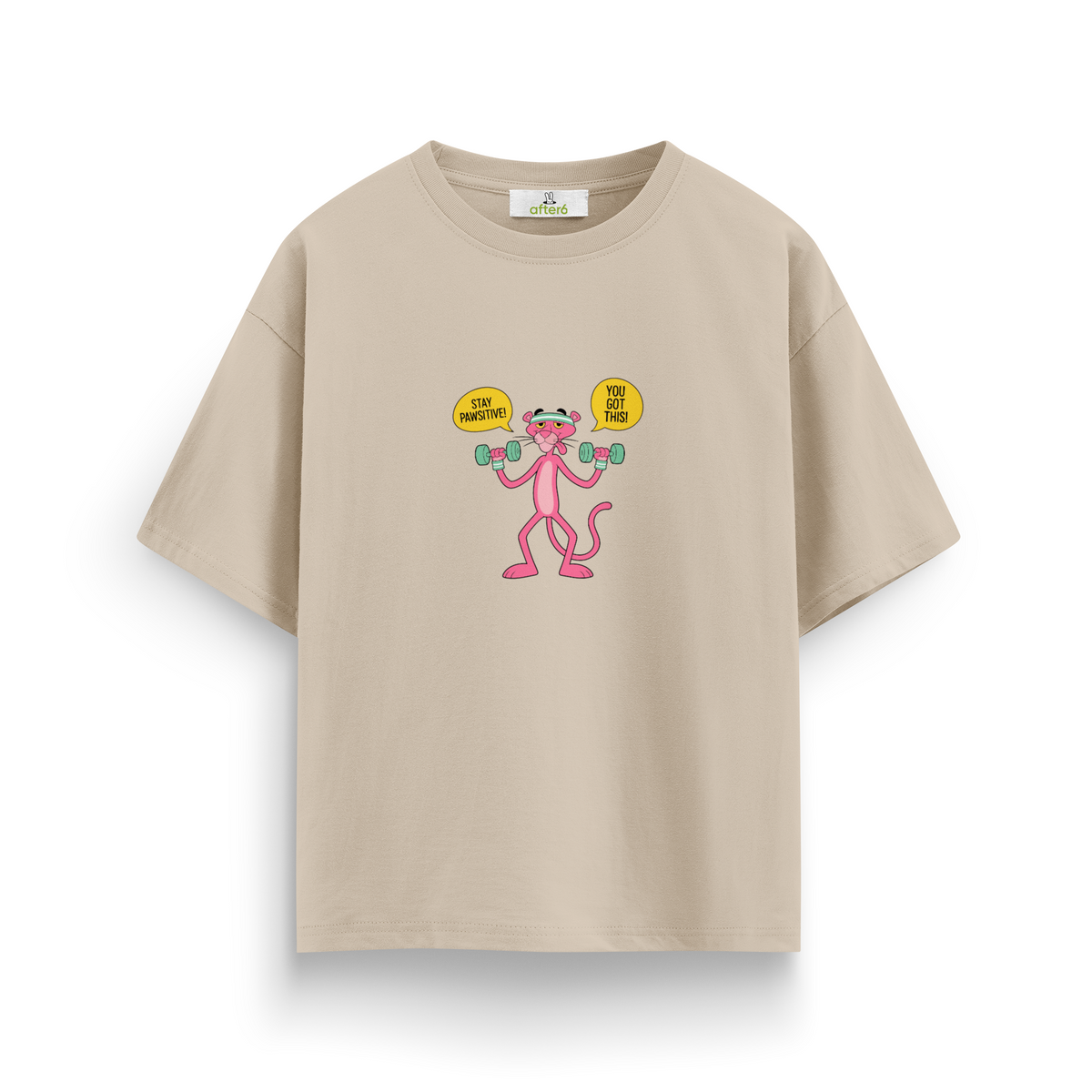 Stay Pawsitive - Oversize T-Shirt