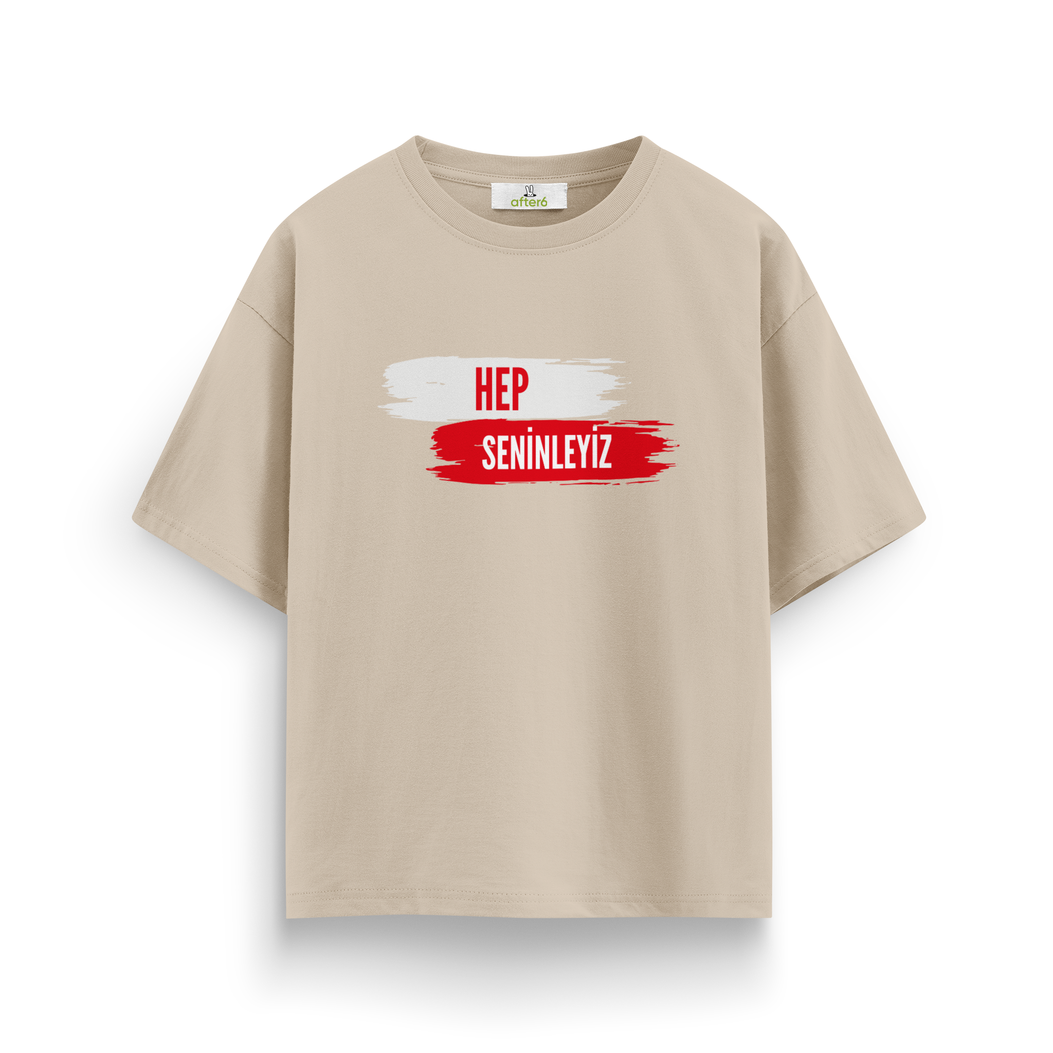 Hep Seninleyiz - Oversize T-Shirt
