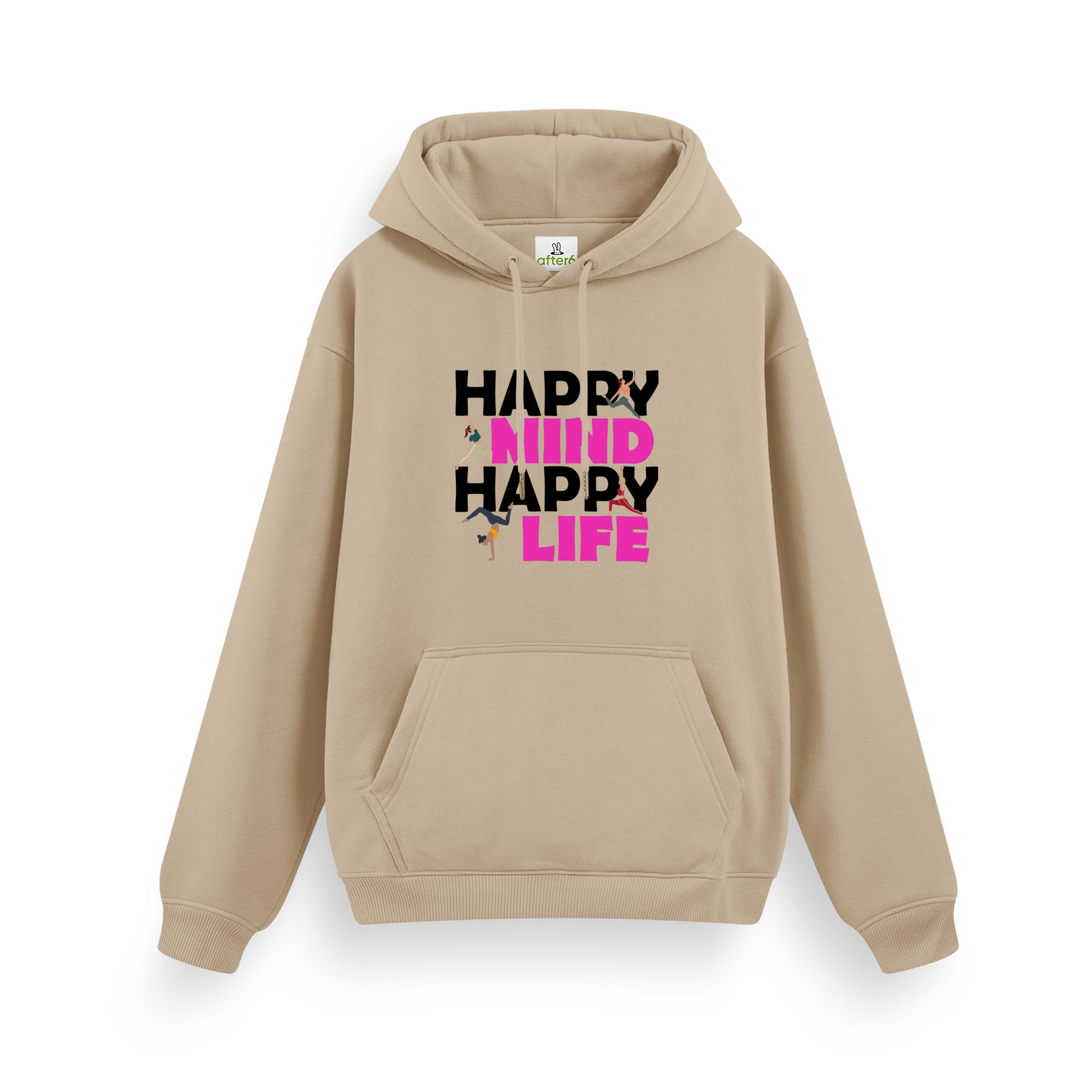 Happy Mind Happy Life - Regular Hoodie