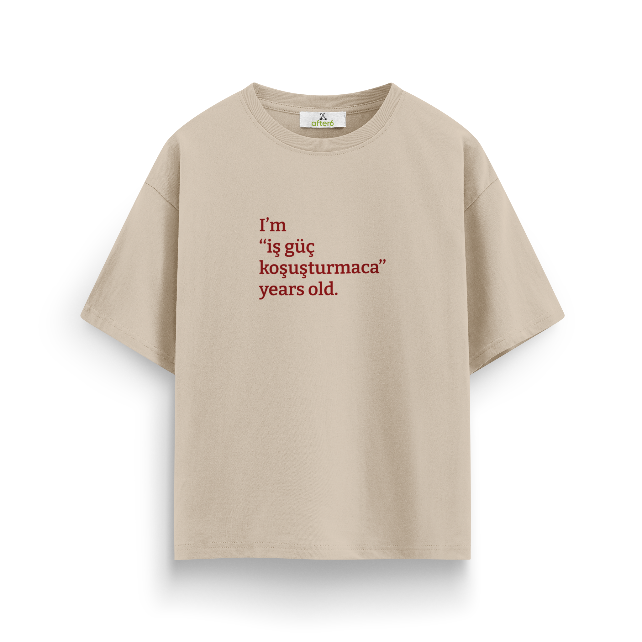 İş güç koşuşturmaca - Oversize T-Shirt