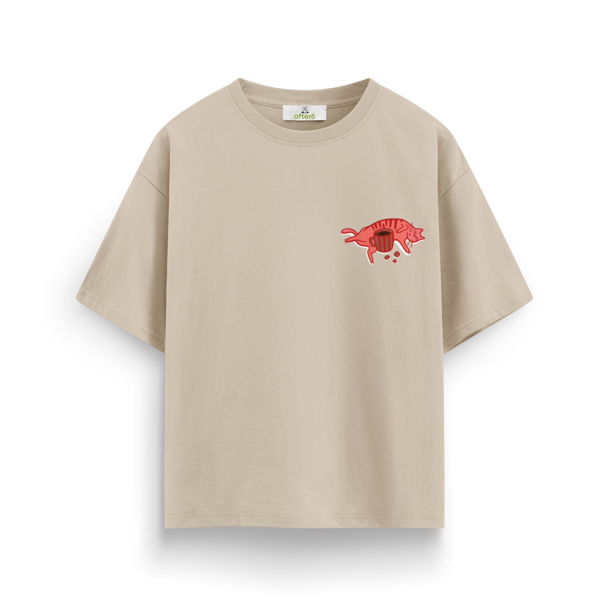 Espresso Cat Club - Oversize T-Shirt