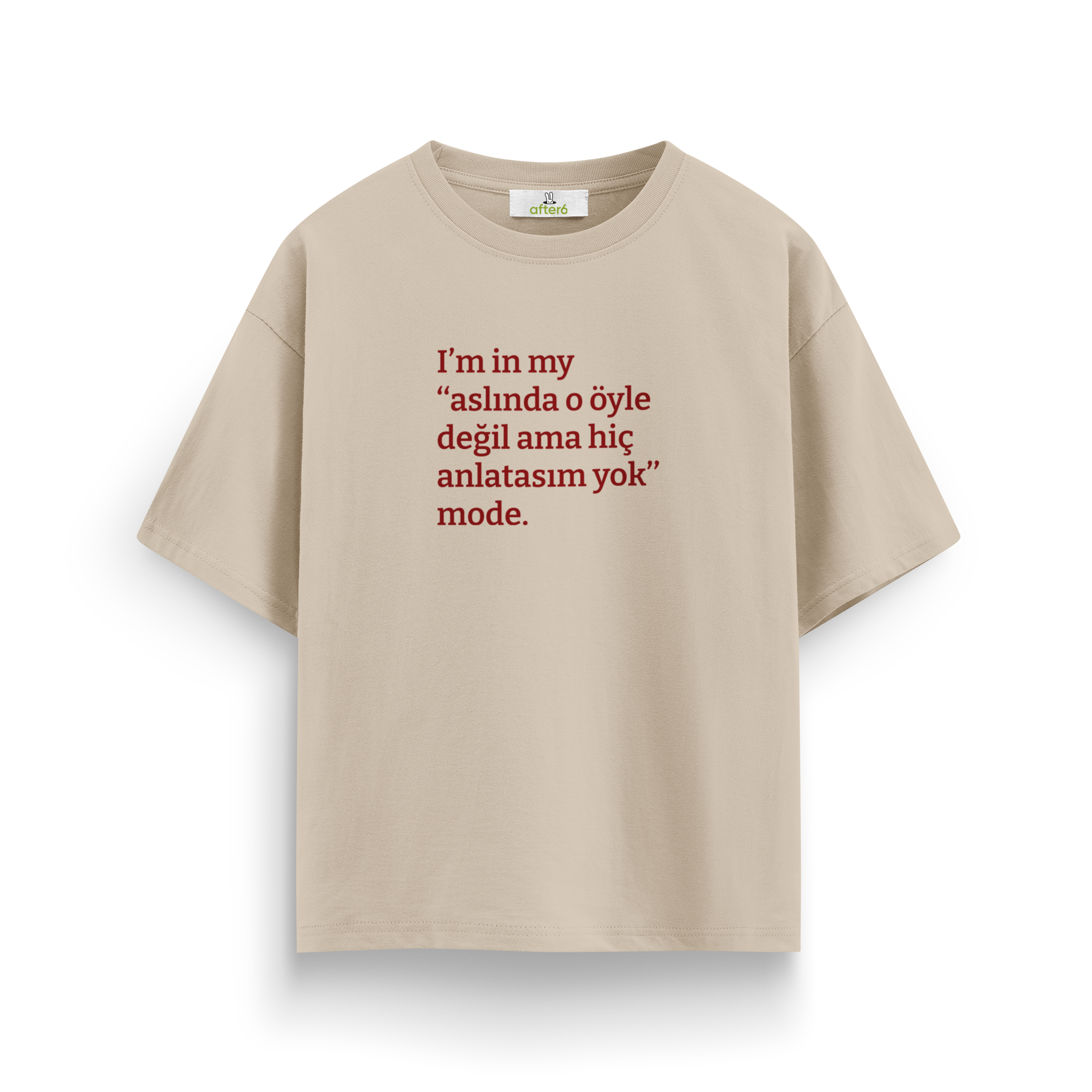 Aslında o öyle değil ama - Oversize T-Shirt