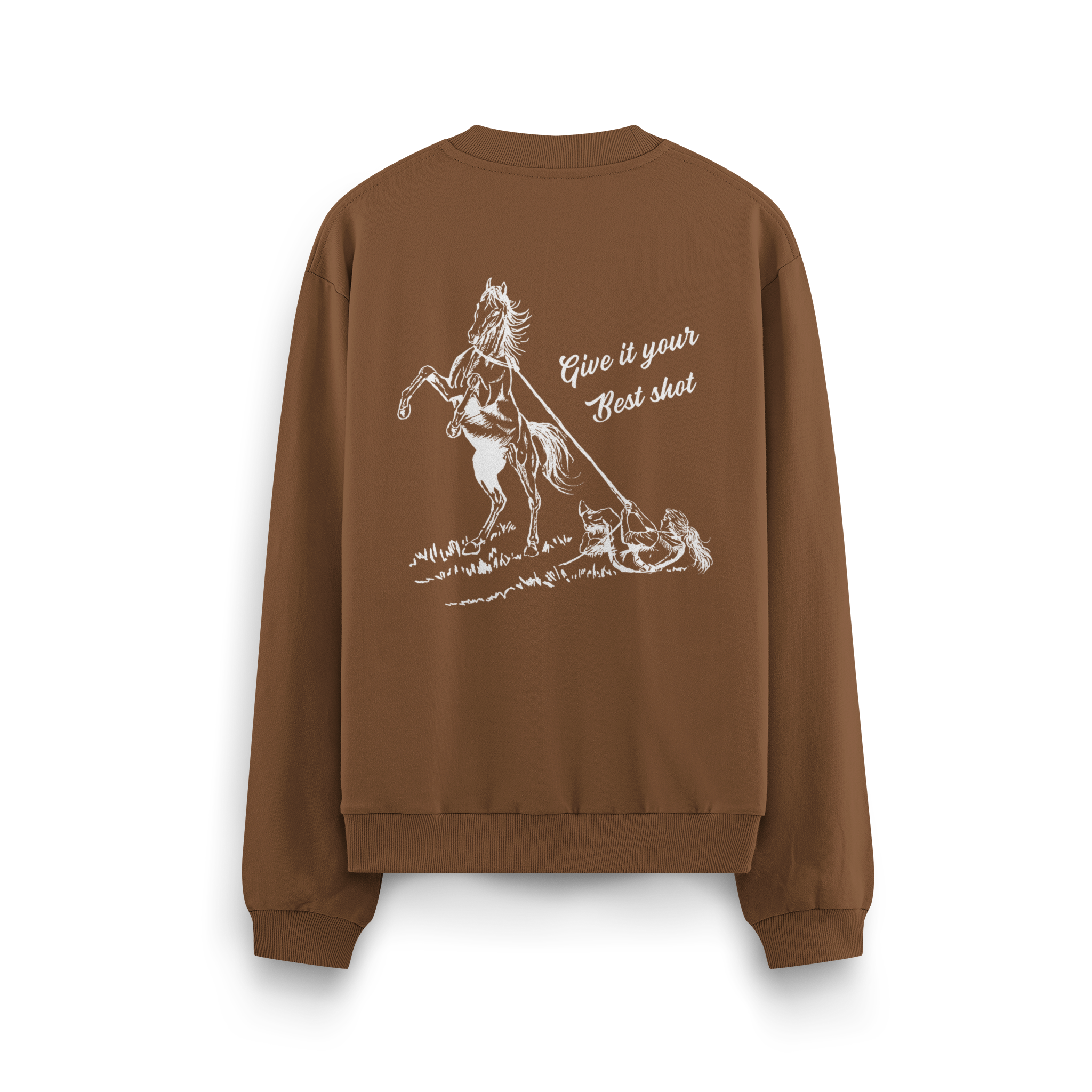 Give It Your Best Shot - Oversize Sweatshirt