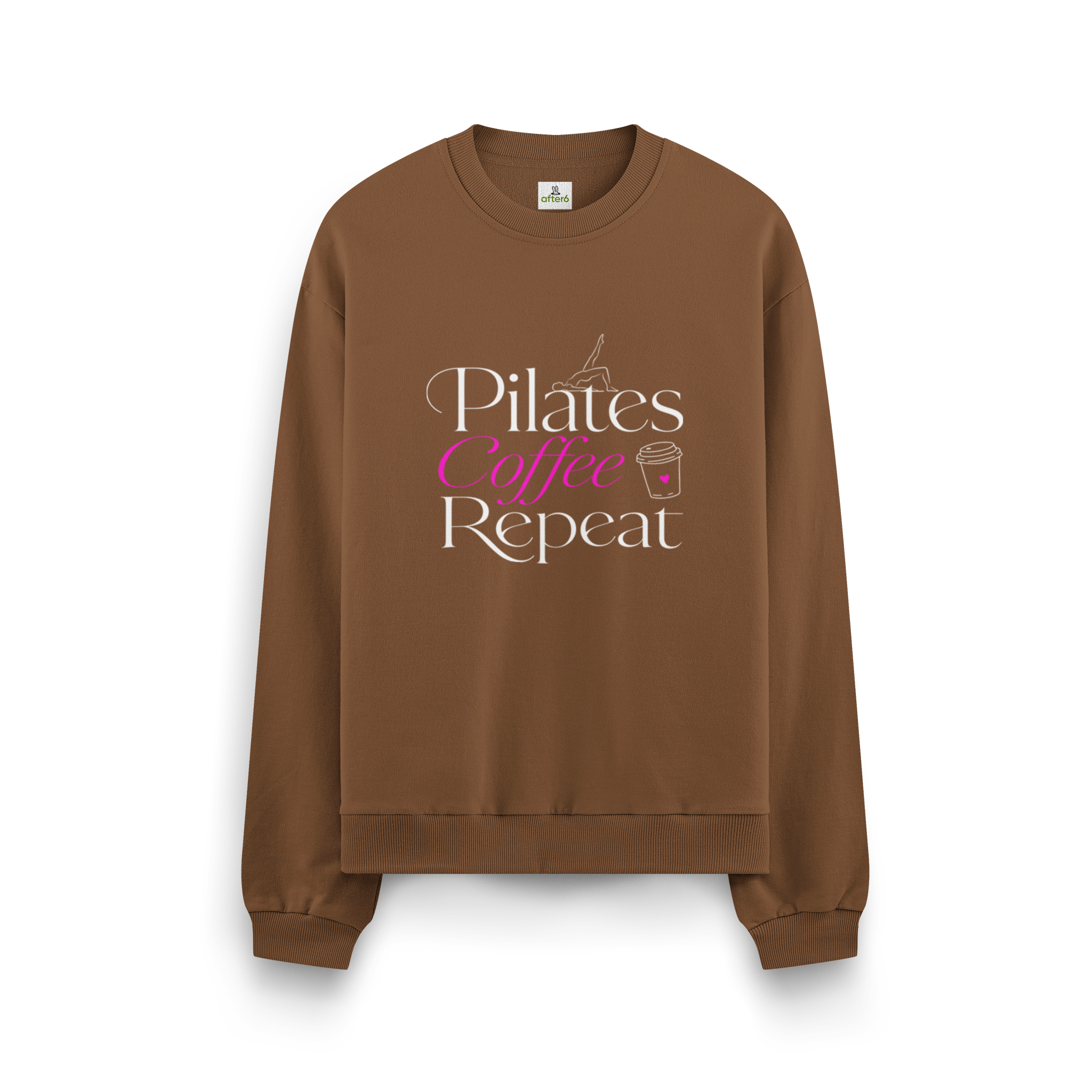 Pilates Coffee Repeat - Oversize Sweatshirt
