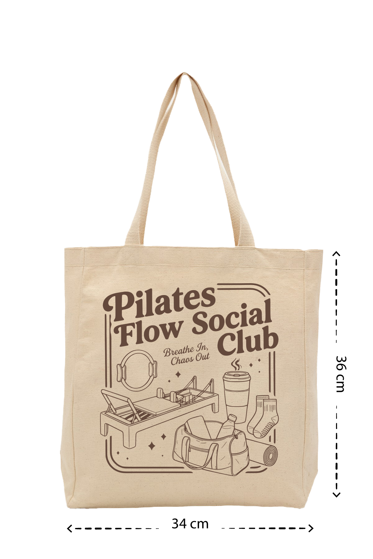 Pilates Flow - Kanvas Çanta