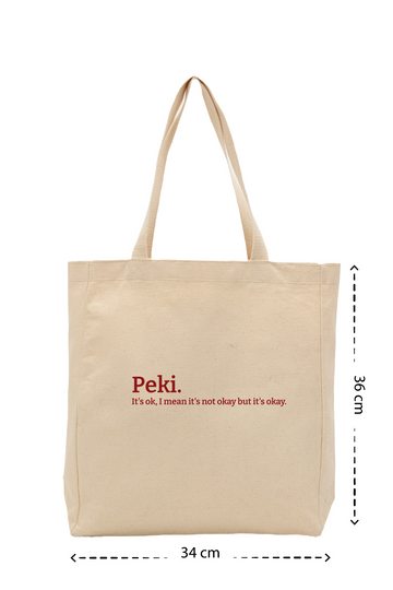 Peki - Kanvas Çanta
