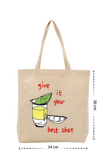 Give It - Kanvas Çanta