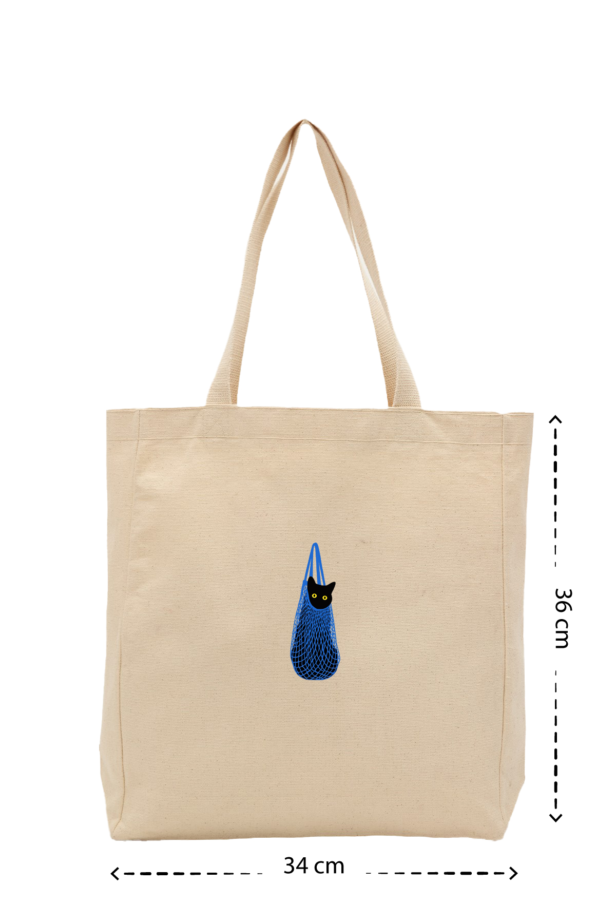 Cat Bag - Kanvas Çanta