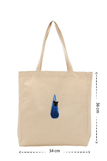 Cat Bag - Kanvas Çanta