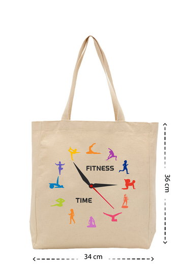 Fitness Time - Kanvas Çanta