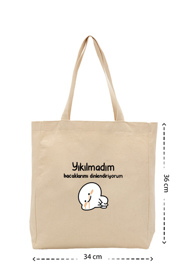 Yıkılmadım - Kanvas Çanta