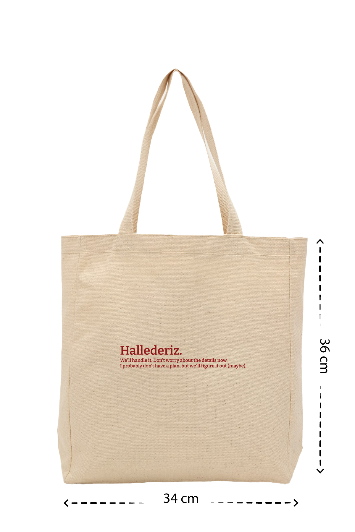 Hallederiz - Kanvas Çanta