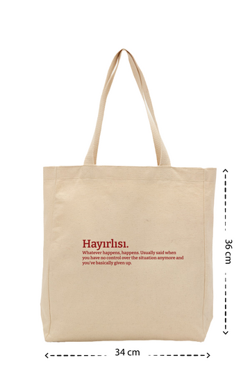Hayırlısı - Kanvas Çanta