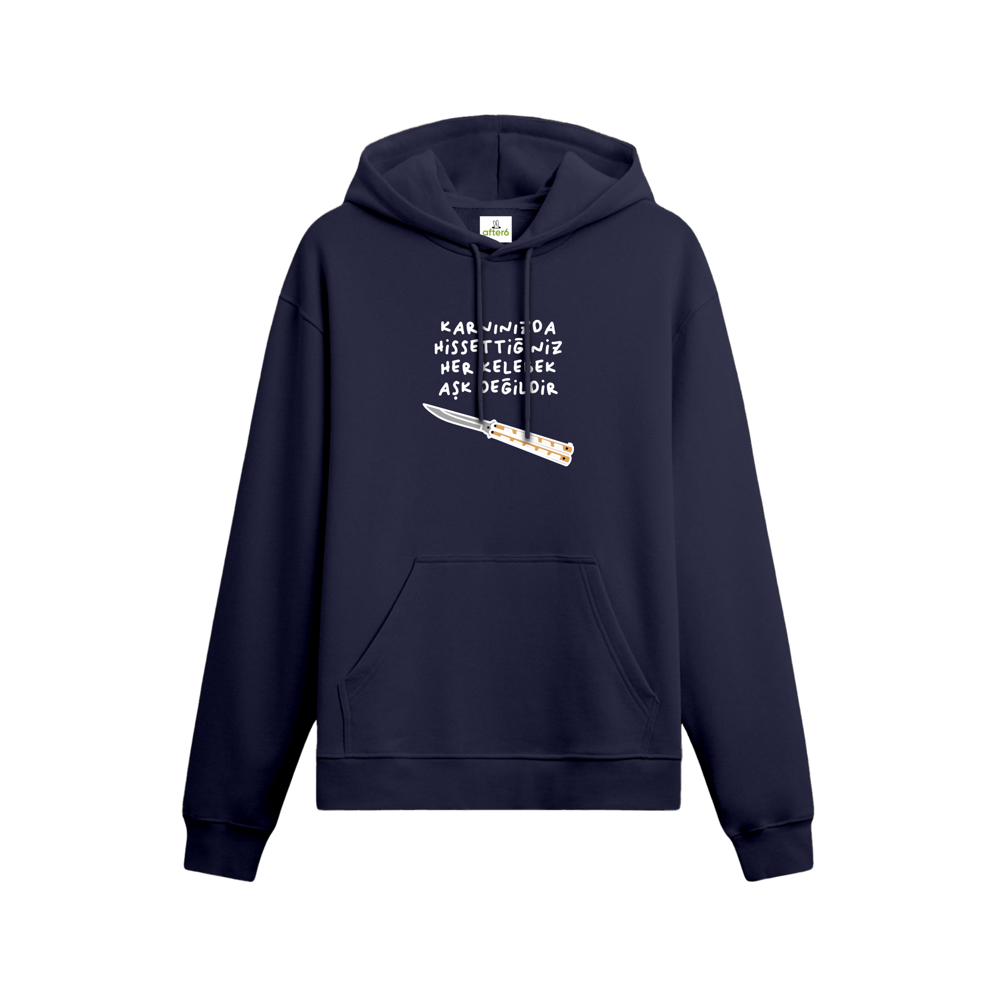 Her Kelebek Aşk Değildir - Oversize Hoodie