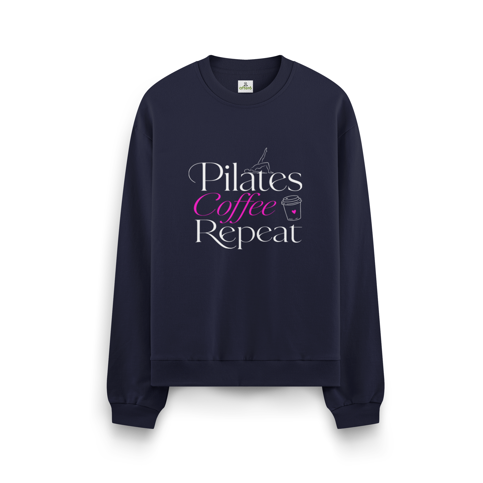 Pilates Coffee Repeat - Oversize Sweatshirt