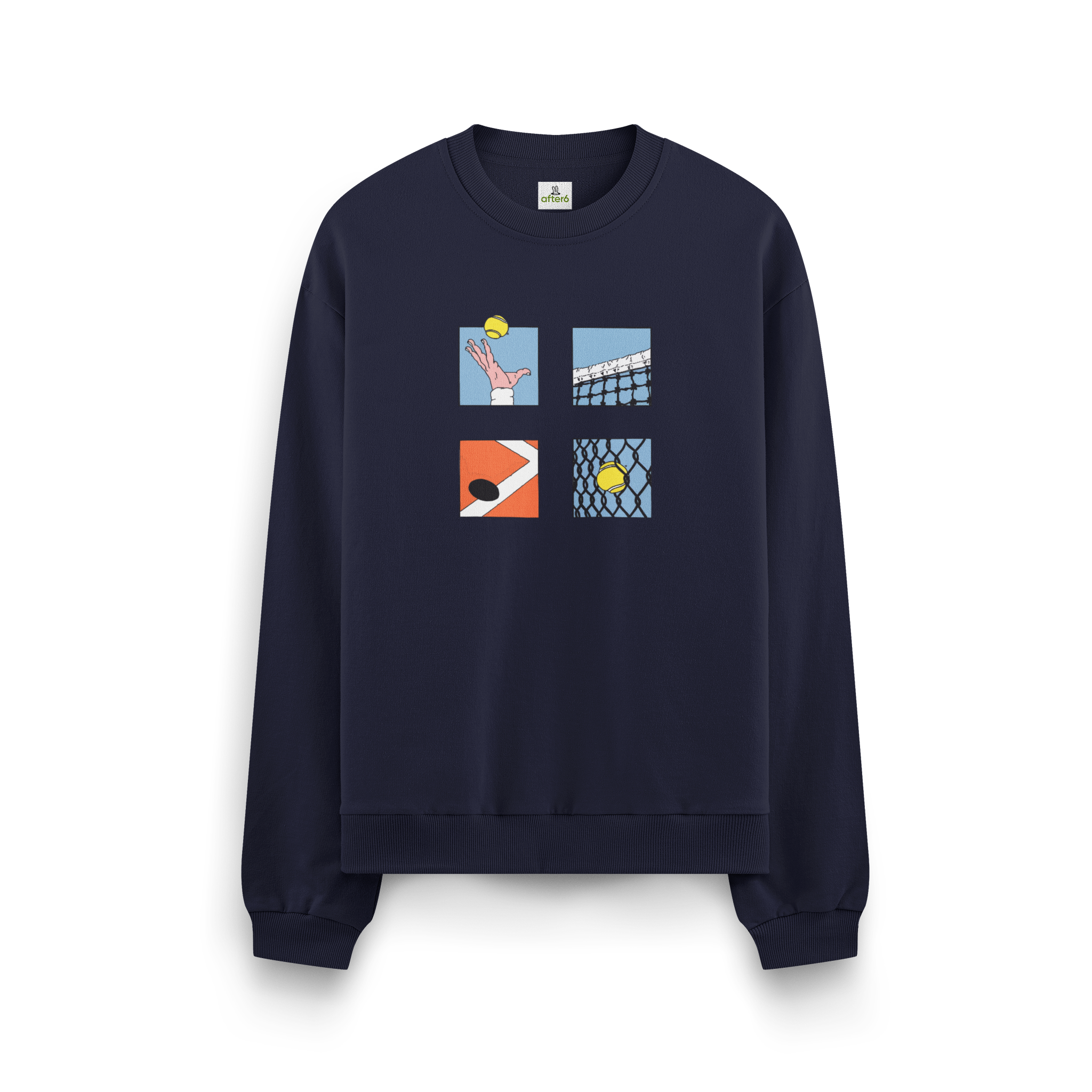 Lines & Tennis - Oversize Sweatshirt
