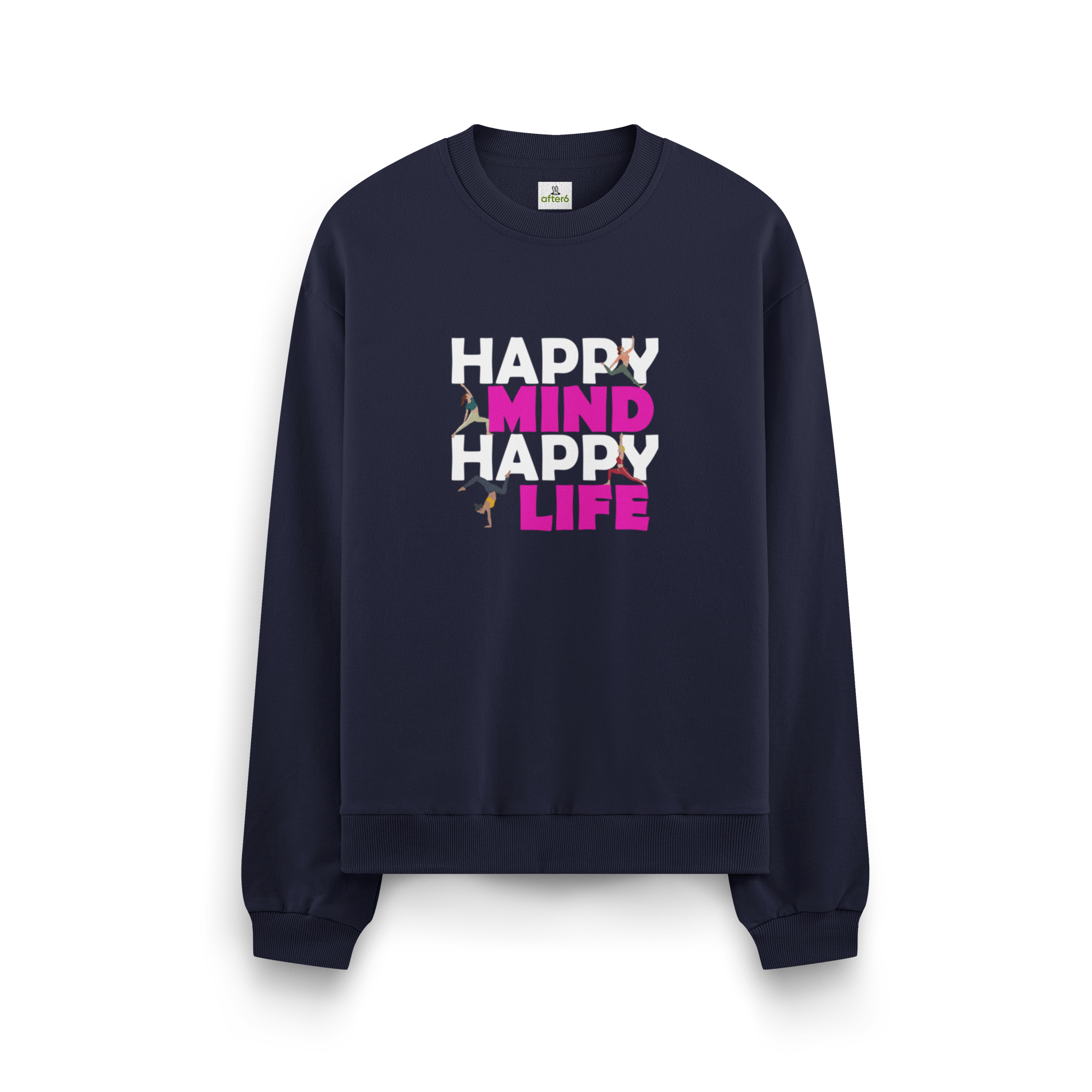 Happy Mind Happy Life - Oversize Sweatshirt