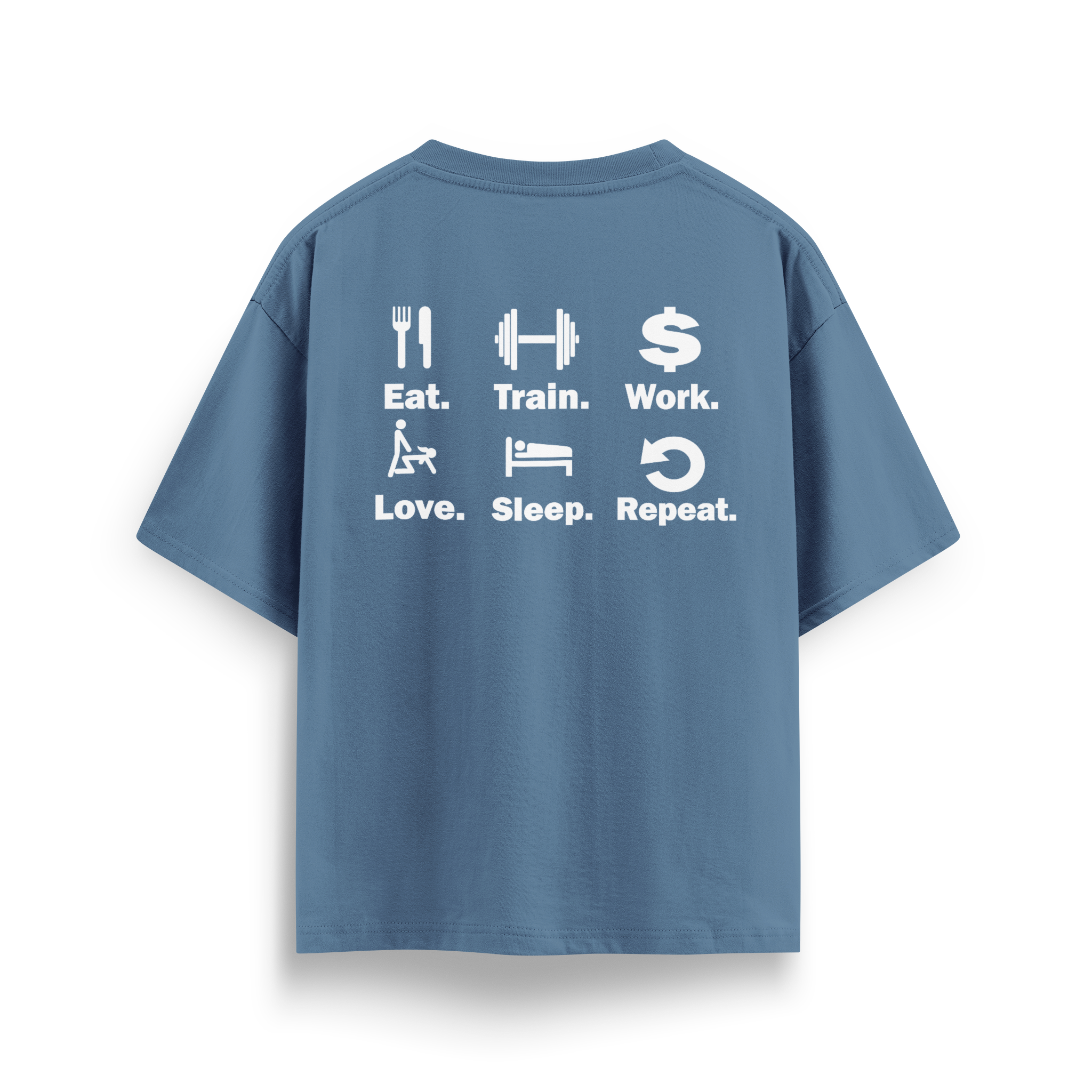Eat Sleep Train - Oversize T-Shirt