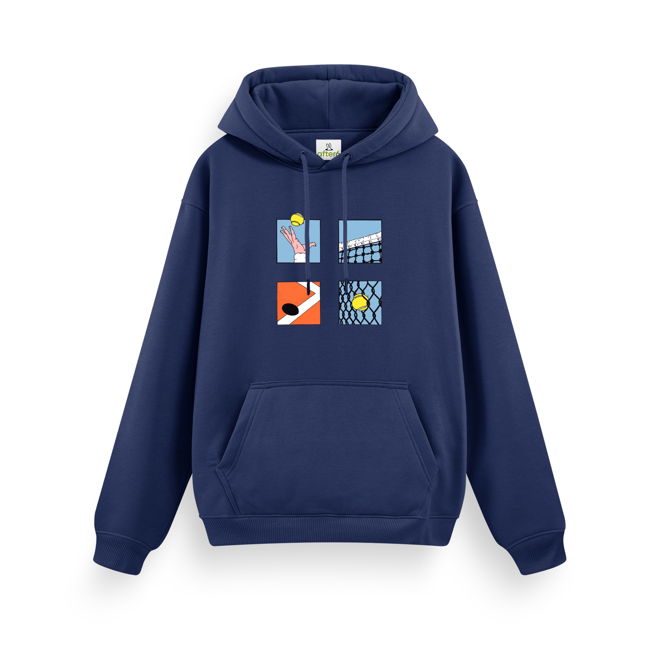 Lines & Tennis - Regular Hoodie
