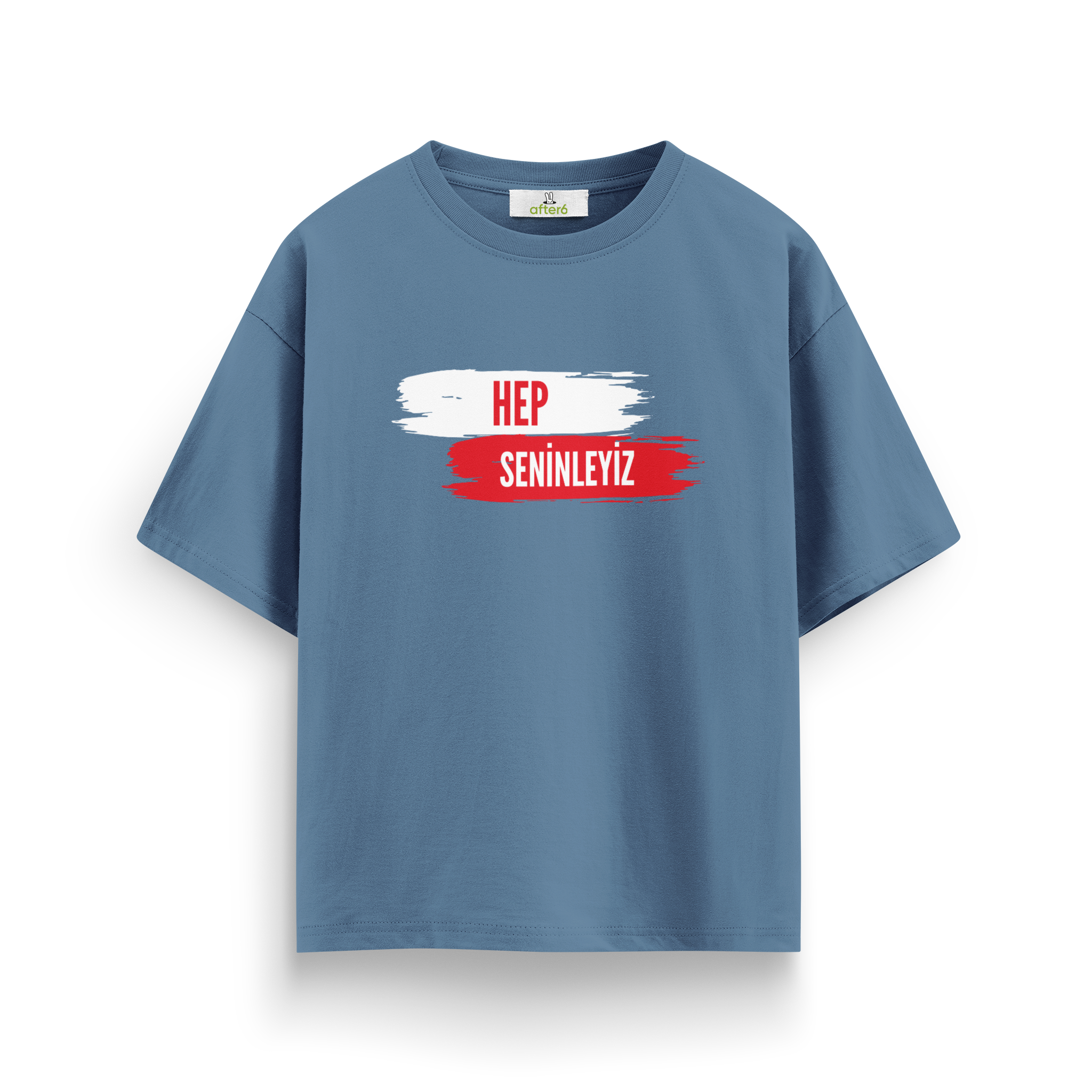 Hep Seninleyiz - Oversize T-Shirt