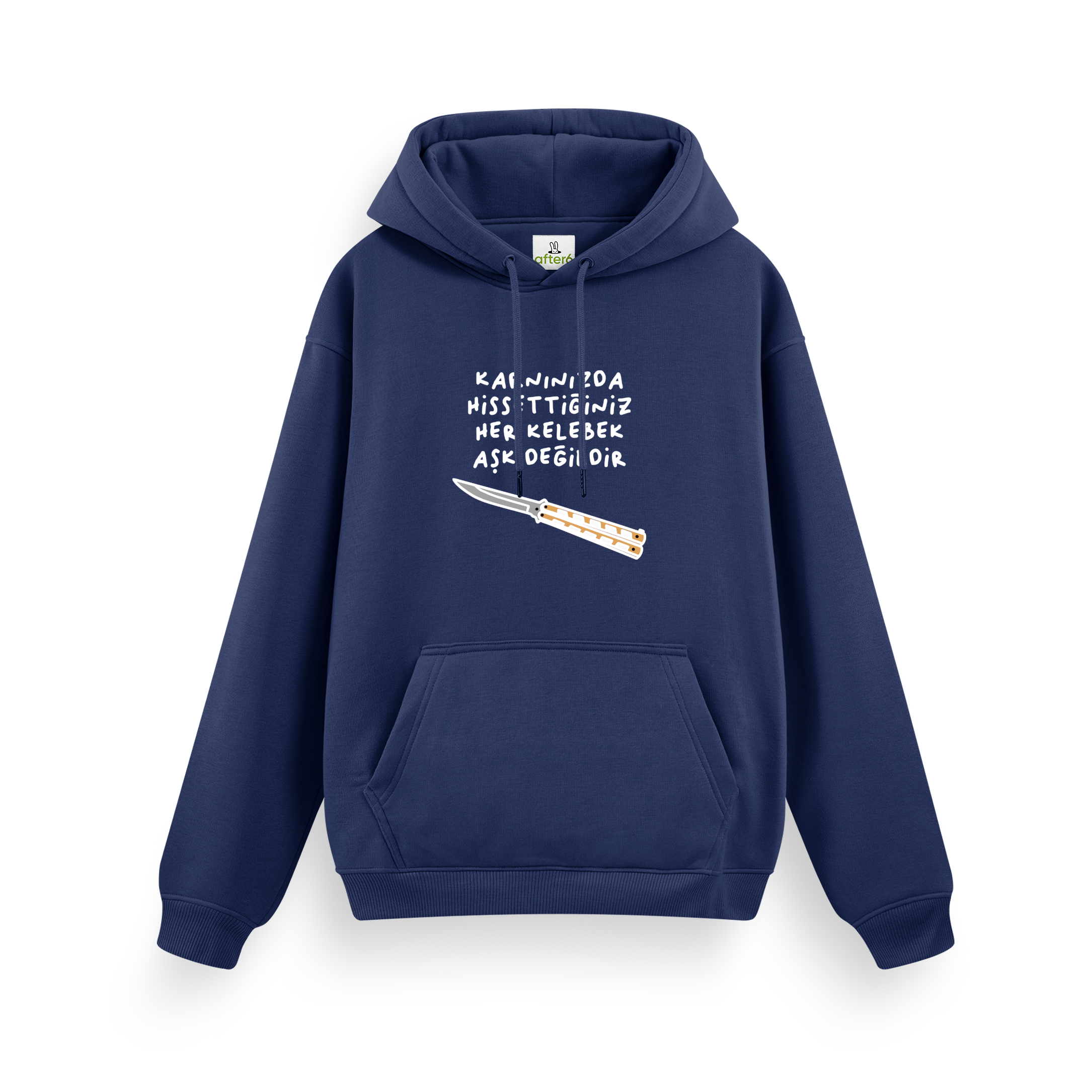 Her Kelebek Aşk Değildir - Regular Hoodie