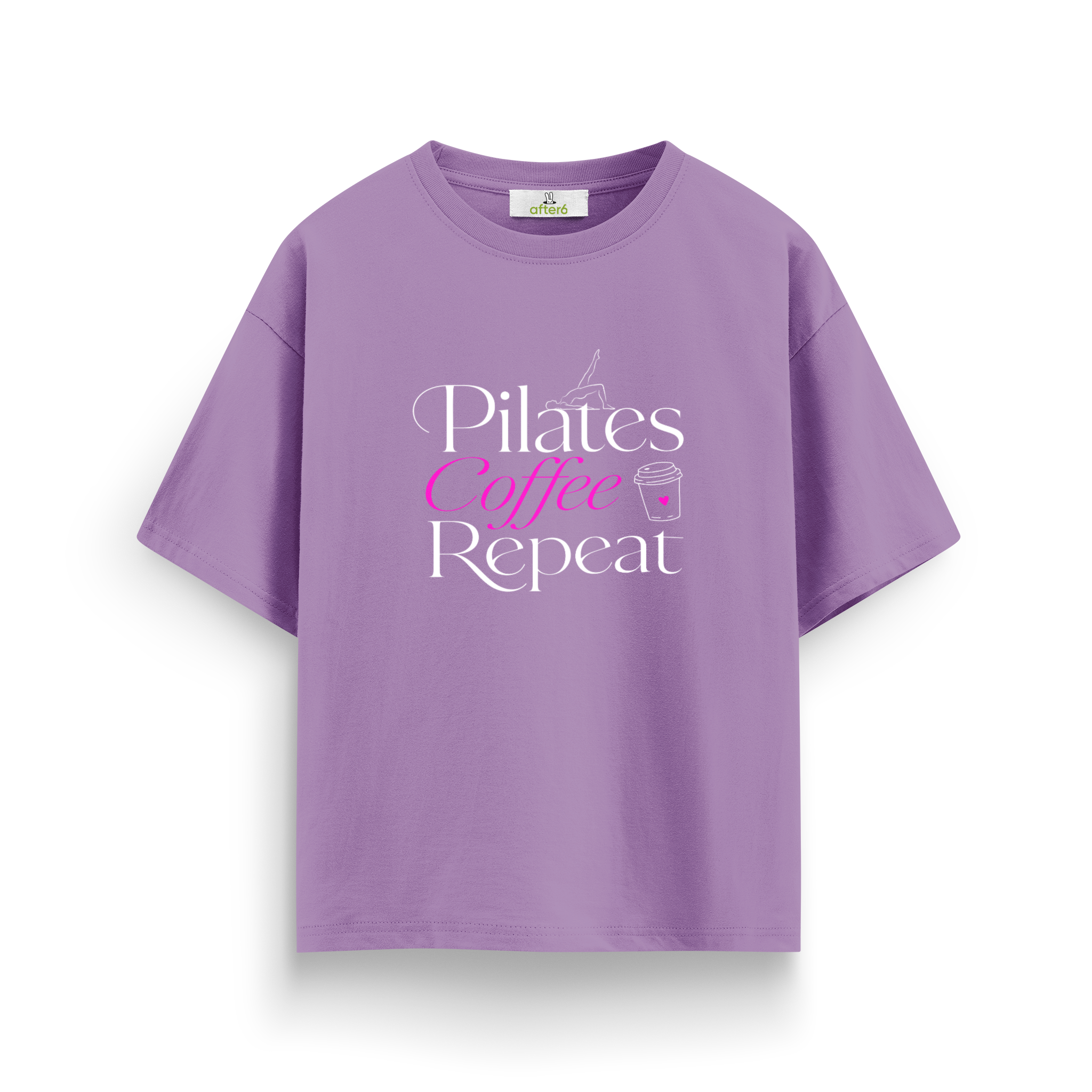 Pilates Coffee Repeat - Oversize T-Shirt