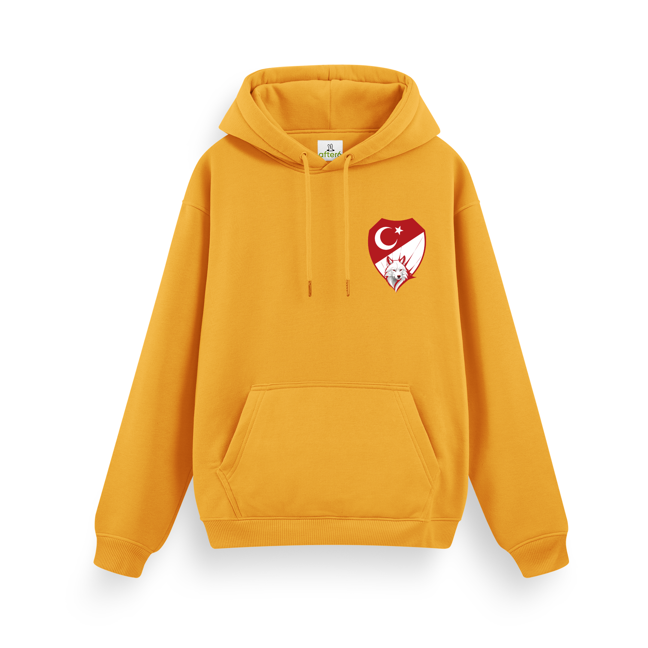 Kırmızı Beyaz - Regular Hoodie