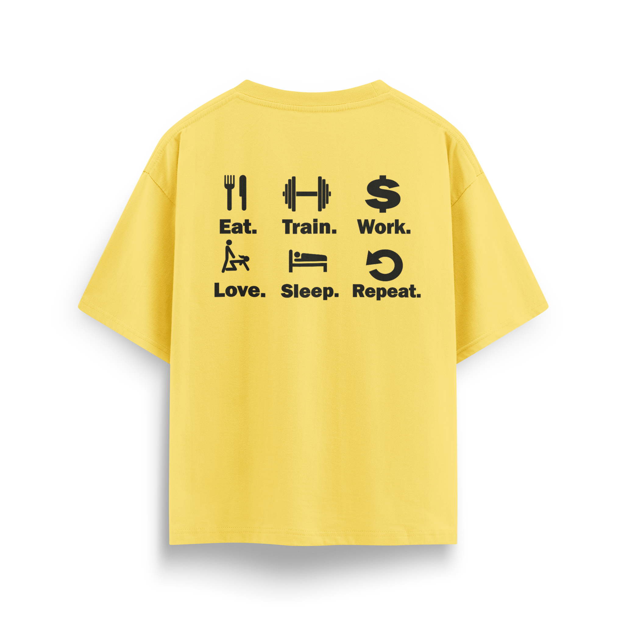 Eat Sleep Train - Oversize T-Shirt