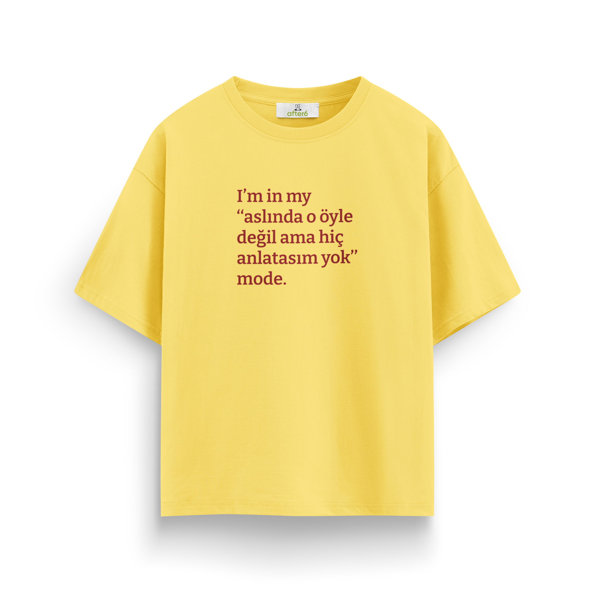 Aslında o öyle değil ama - Oversize T-Shirt