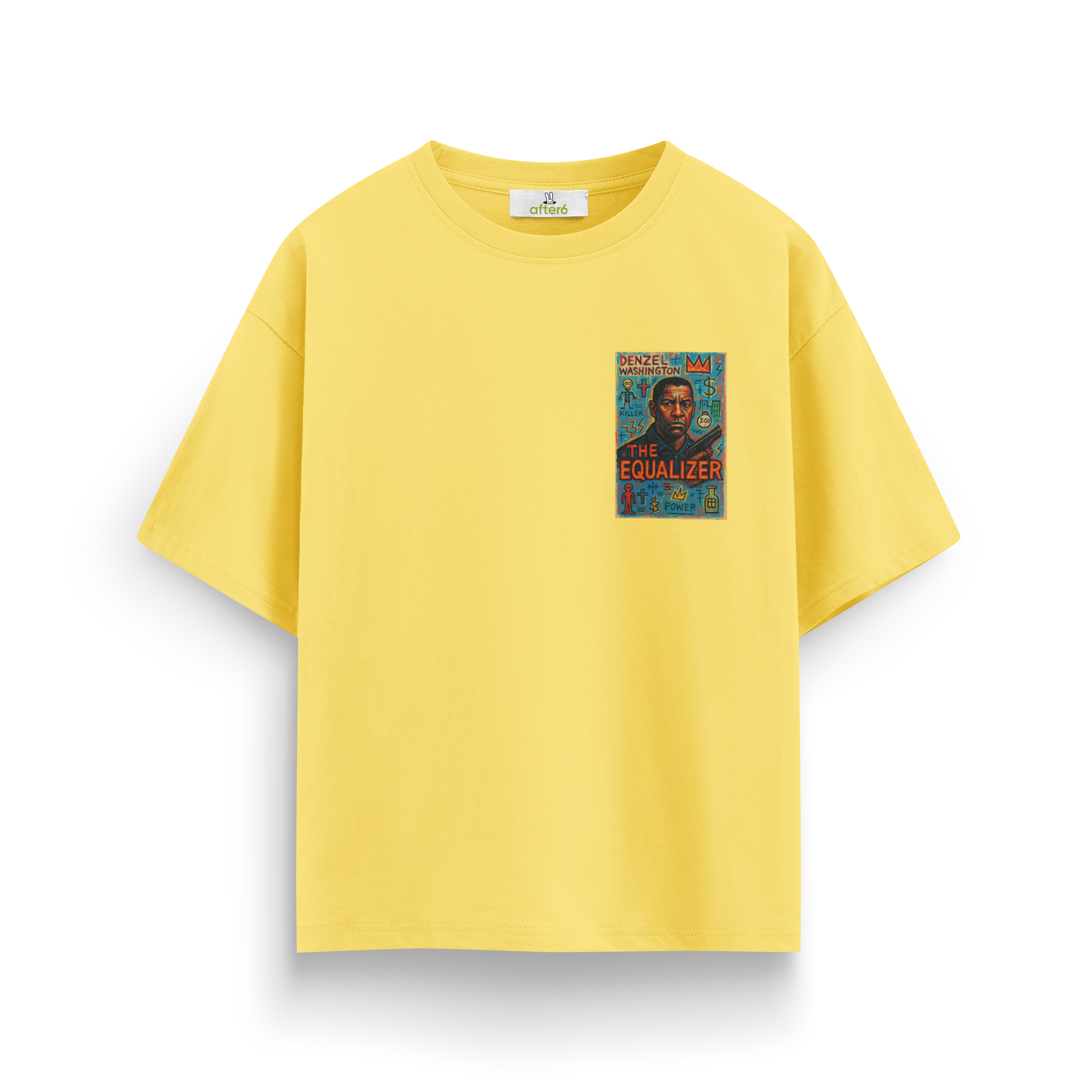 Denzel Washington Card - Oversize T-Shirt