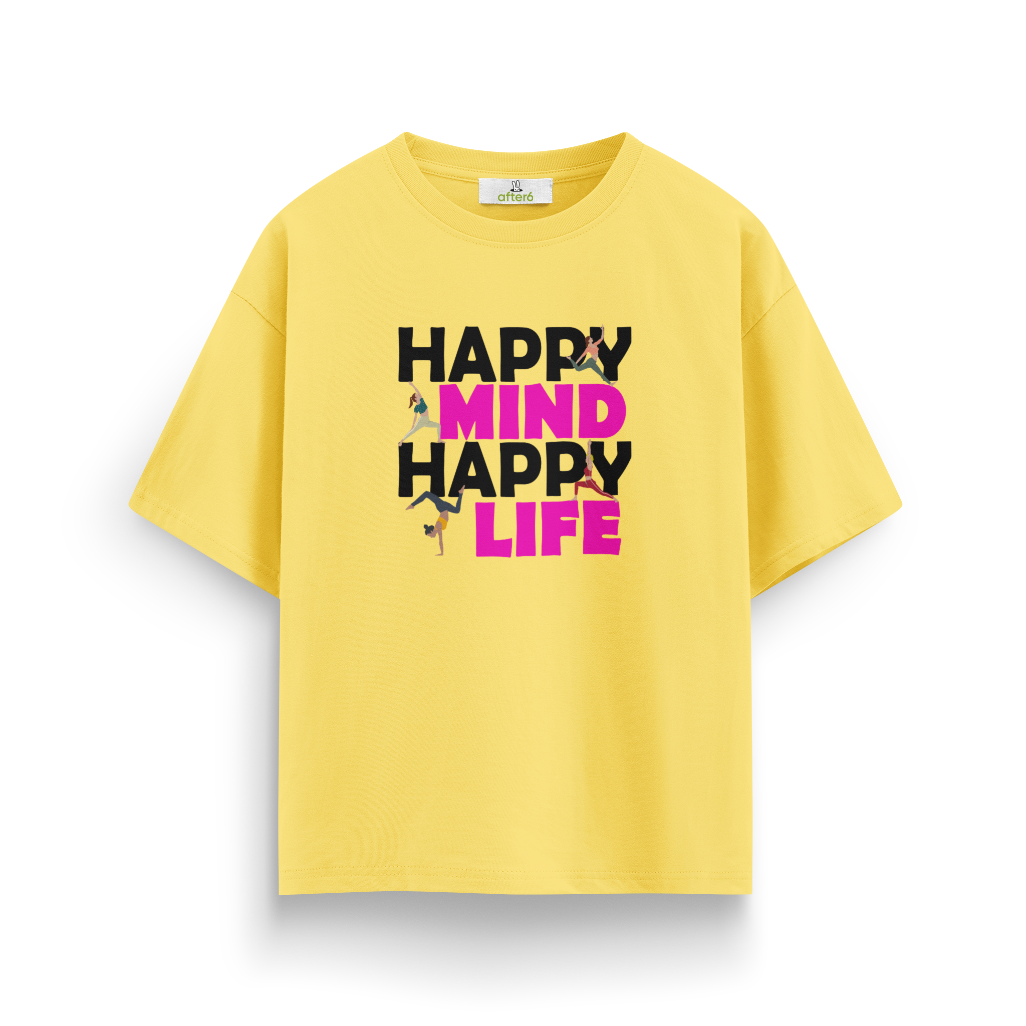 Happy Mind Happy Life - Oversize T-Shirt