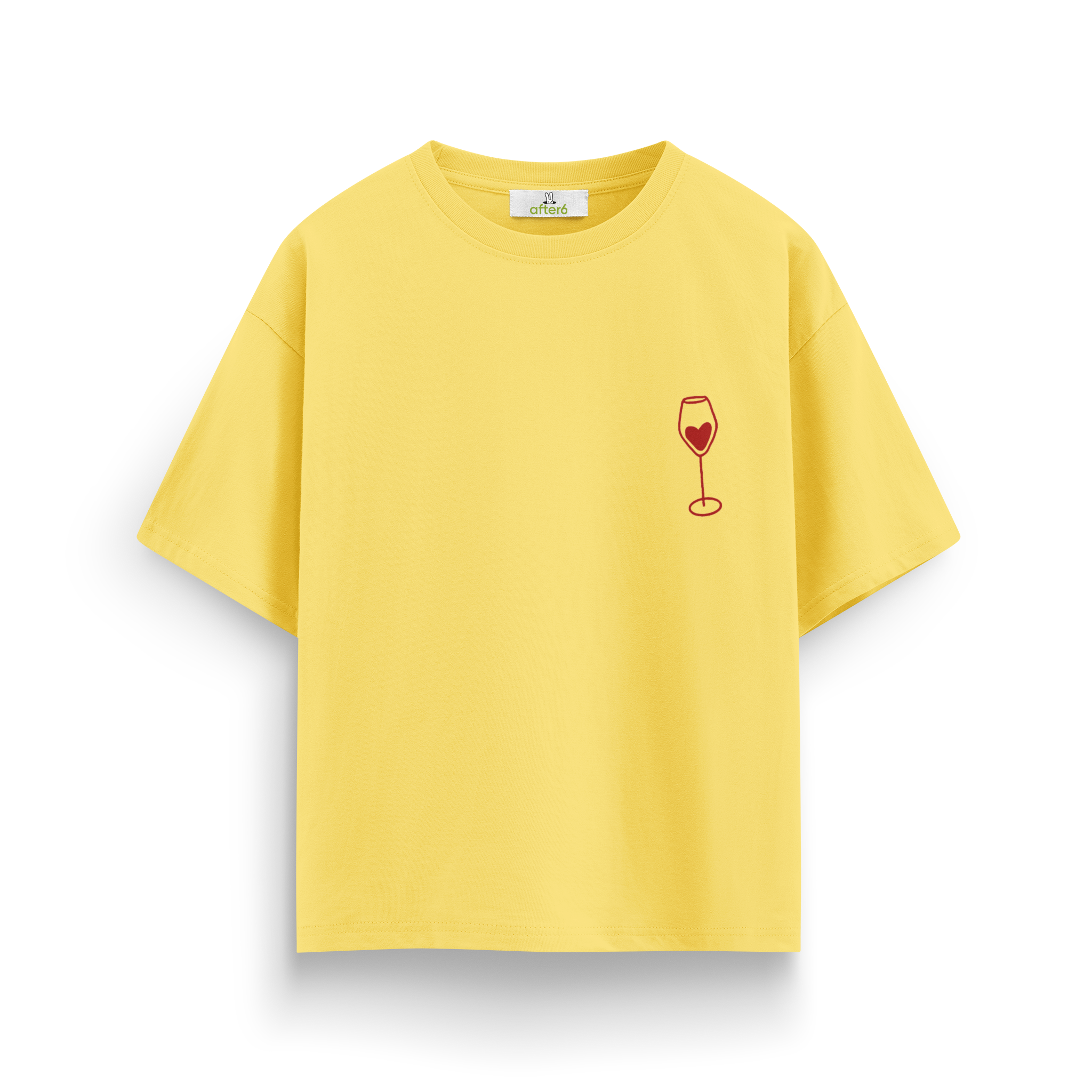 Glass of wine - Oversize T-Shirt