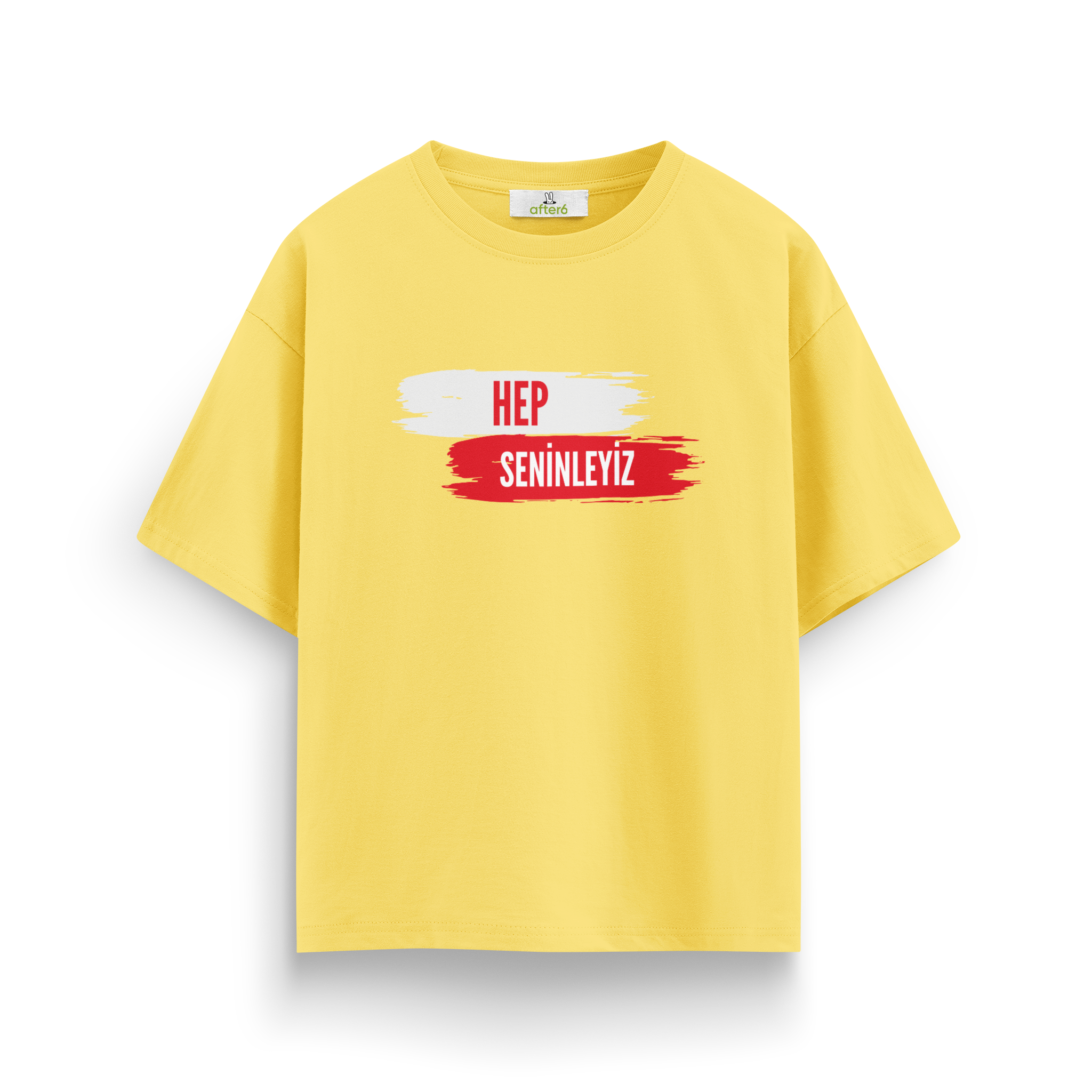 Hep Seninleyiz - Oversize T-Shirt