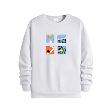 Lines & Tennis - Regular Sweatshirt