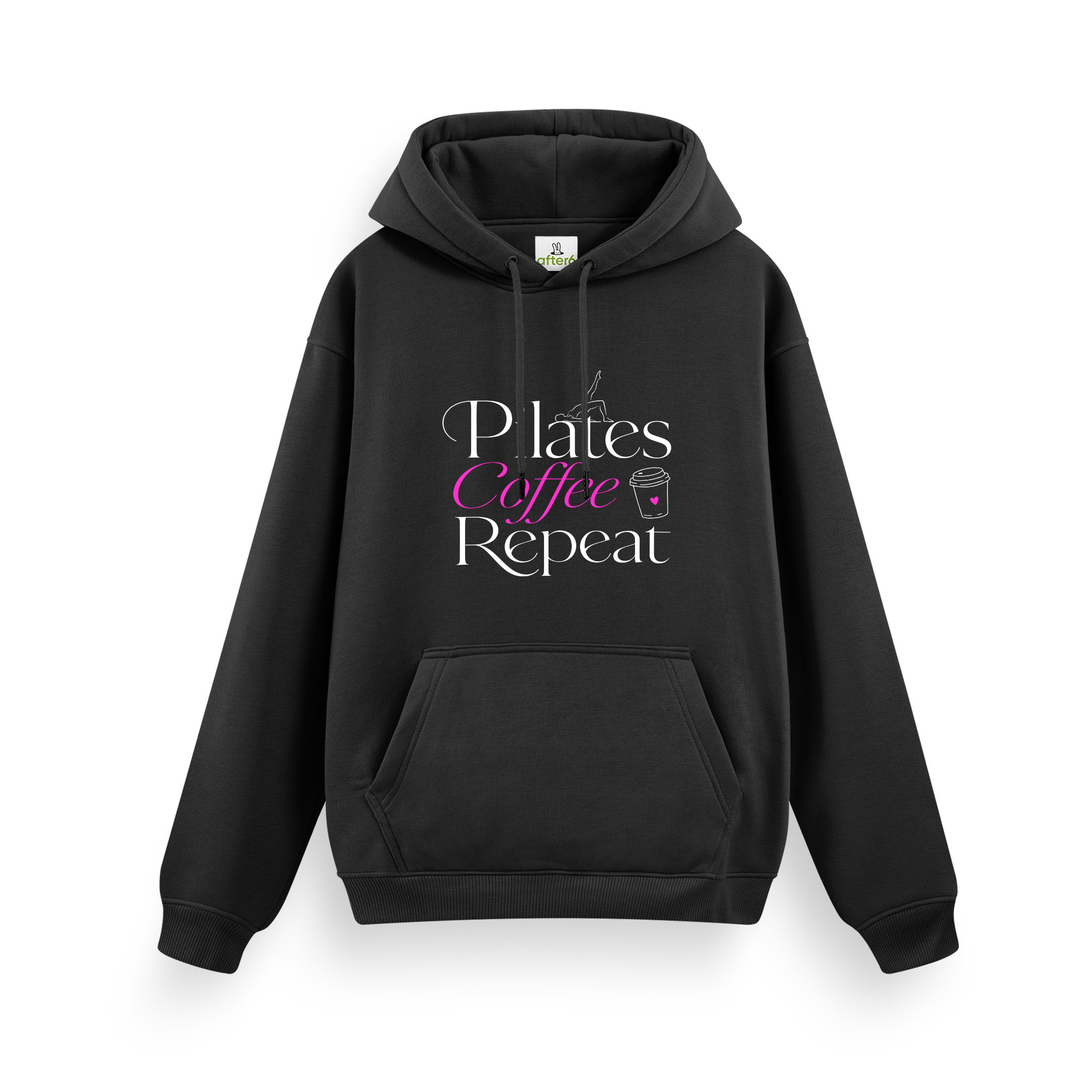 Pilates Coffee Repeat - Regular Hoodie