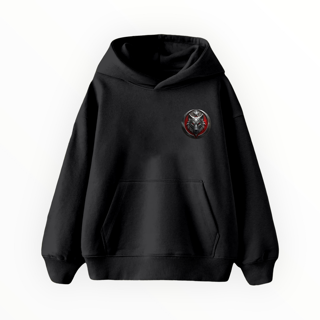Black Wolf - Çocuk Hoodie