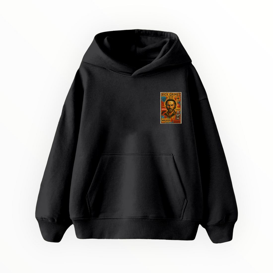 Rick Grimes Card - Çocuk Hoodie