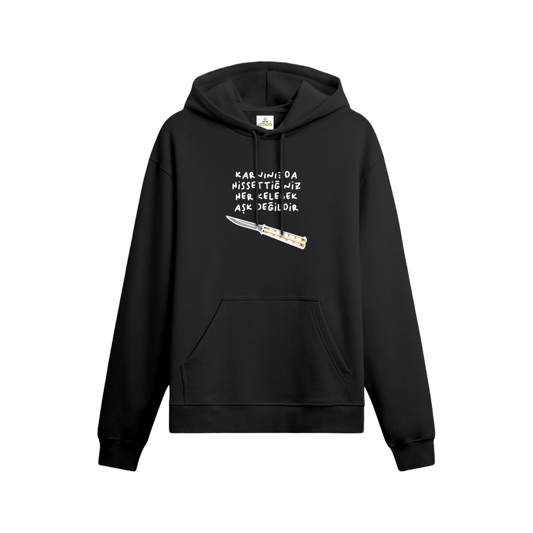 Her Kelebek Aşk Değildir - Oversize Hoodie