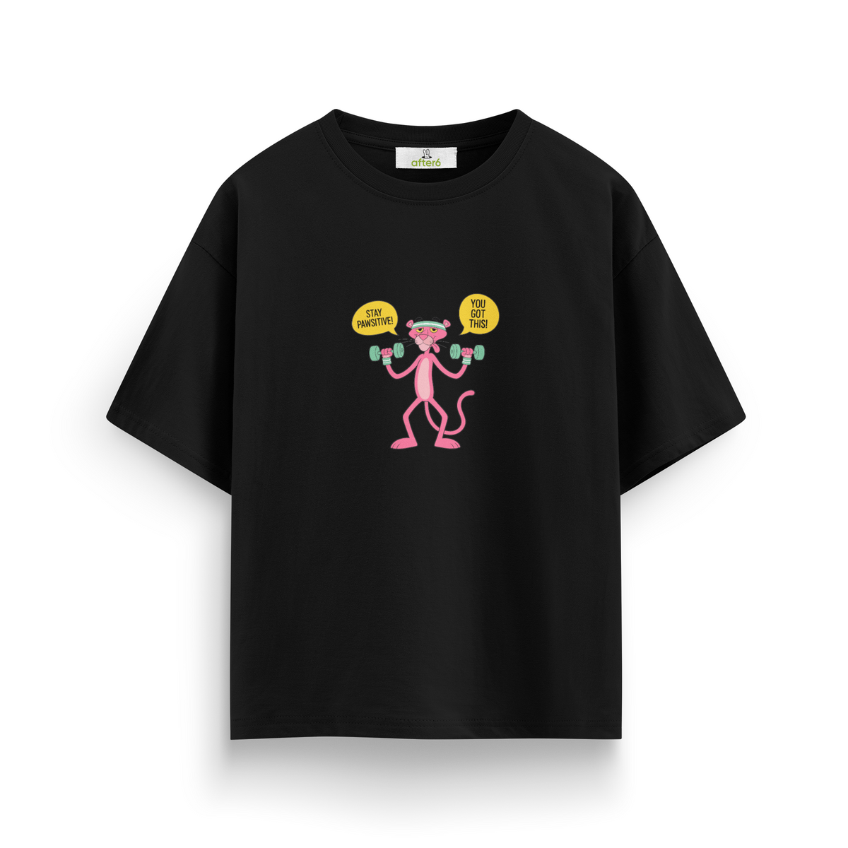 Stay Pawsitive - Oversize T-Shirt