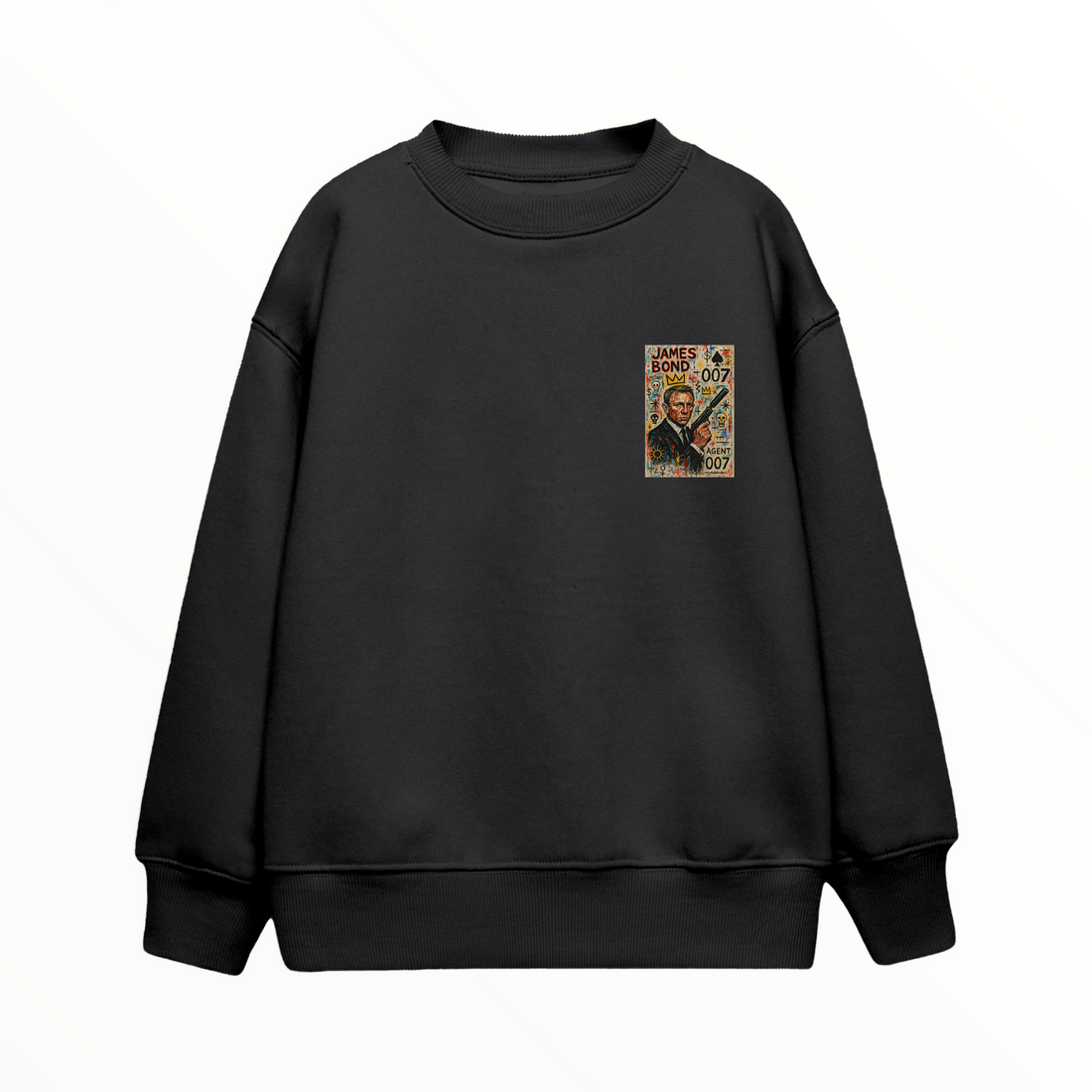 James Bond Card - Çocuk Sweatshirt