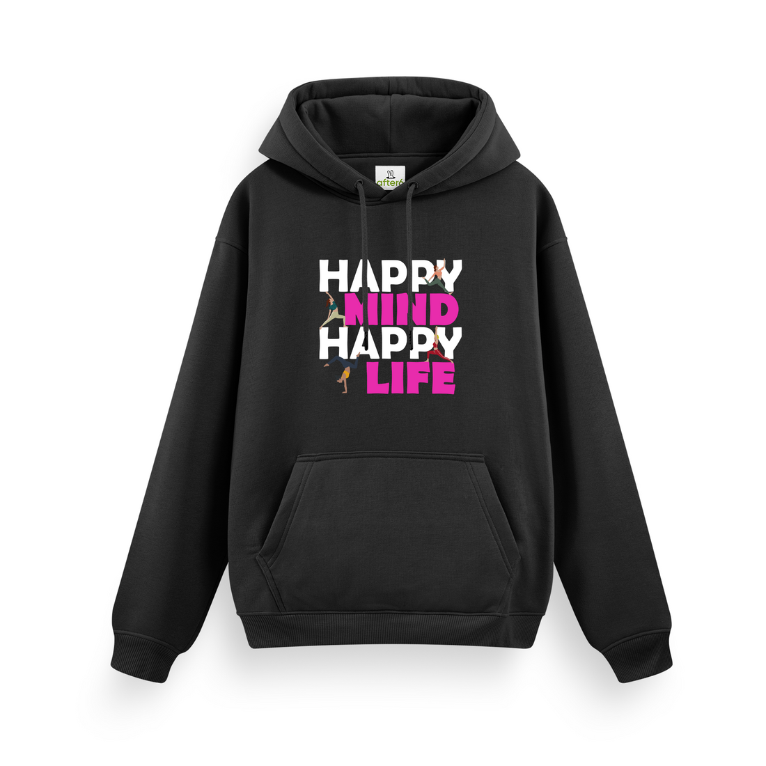 Happy Mind Happy Life - Regular Hoodie